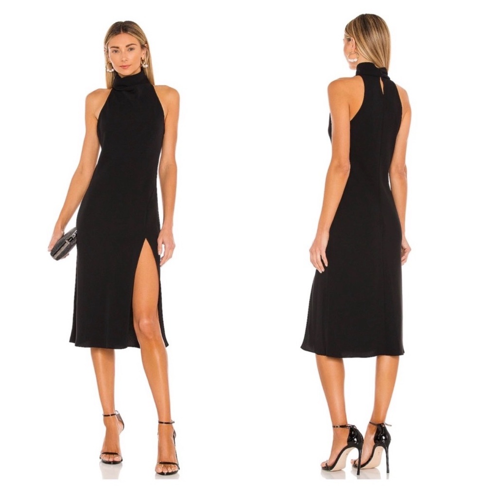 Amanda Uprichard Stanford Dress in Black NEW
